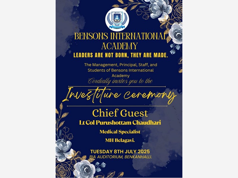 Investiture Ceremony 2025–26 Successfully Conducted 